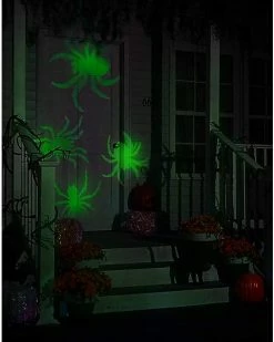 Best Pirce ⭐ Whirl-A-Motion LED Green Spiders Projection Spot Light 💯 -Gonesh shop 01306455 c