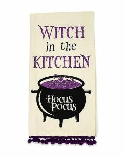 Deals 🎁 Witch Kitchen Hocus Pocus Dish Towel - Hocus Pocus 🔔