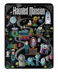 Top 10 ✨ The Haunted Mansion Map Fleece Blanket - Disney 👏