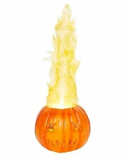 Coupon ❤️ Light-Up Flaming Pumpkin - Trick 'r Treat 🥰