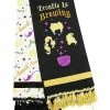 Flash Sale 💯 Trouble is Brewing and Amuck Amuck Dishtowels 2 Pack - Hocus Pocus 🥰