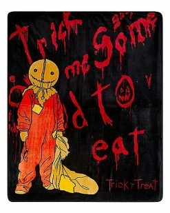 Deals 👏 Sam Reversible Fleece Blanket - Trick 'r Treat 🔥