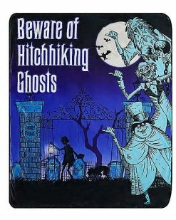 Coupon 🥰 Hitchhiking Ghosts The Haunted Mansion Fleece Blanket - Disney 🔥