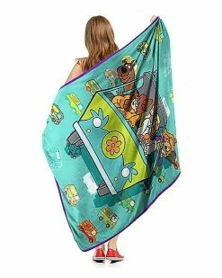 Best deal 🌟 Mystery Machine Fleece Blanket - Scooby-Doo ⭐ -Gonesh shop 01594134 c