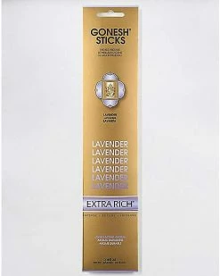 Promo 😍 Extra Rich Lavender Incense Sticks 20 Pack - Gonesh 🌟