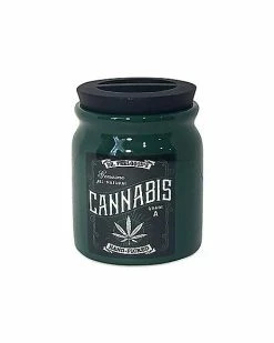 Best Sale 🌟 Hand-Picked Cannabis Leaf Stash Jar - 12 oz 🤩