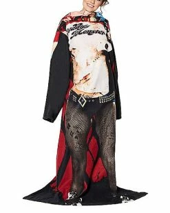 Promo 🔥 Harley Quinn Blanket with Sleeves 😉
