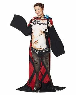 Promo 🔥 Harley Quinn Blanket with Sleeves 😉 -Gonesh shop 03092566 c