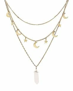 Best deal ✔️ Moon and Star Layered Necklace 🌟