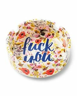 Cheapest ❤️ Floral Fuck You Ashtray 💯