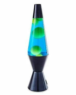 Budget 😍 Blue and Yellow USB Lava Lamp - 14 Inch 😍