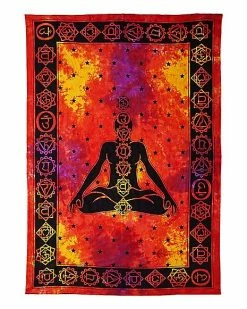 Promo ❤️ Tie Dye Chakra Tapestry ✔️