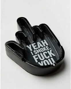 Cheap 🔔 Yeah I Smoke Fuck You Middle Finger Ashtray ✨