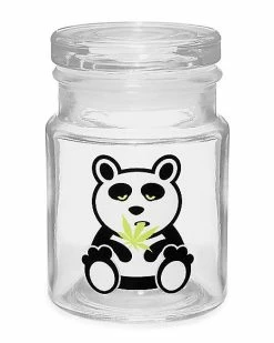 Wholesale 😀 Leaf Panda Stash Jar - 6 oz. ❤️
