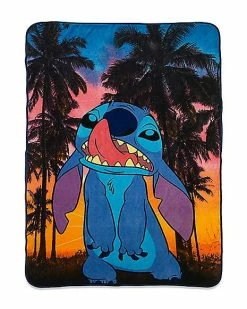 Cheapest 🔔 Sunset Stitch Fleece Blanket - Lilo & Stitch ⌛
