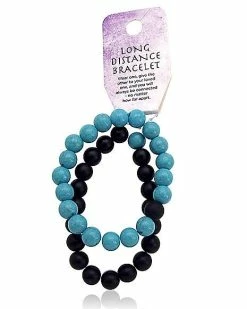 Best Sale 🛒 Black & Turqouise Distance Bracelets 🛒 -Gonesh shop 03414323 d