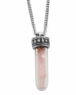 Best deal 👍 Rose Quartz Chip Necklace 😉