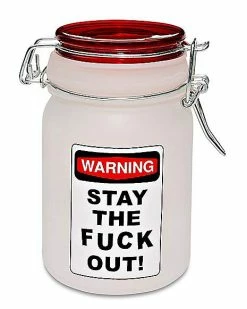 Promo 😍 Stay The Fuck Out Stash Jar - 8 oz. 😀