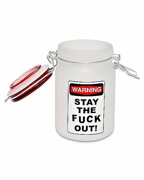 Promo π Stay The Fuck Out Stash Jar - 8 oz. π 2 Promo π Stay The Fuck Out Stash Jar - 8 oz. π - Image 2