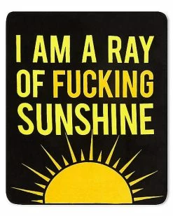Brand new ⭐ Ray of Fucking Sunshine Fleece Blanket ⌛