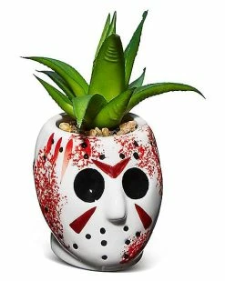 Brand new 🔥 Jason Voorhees Mask Small Planter - Friday the 13th 😀