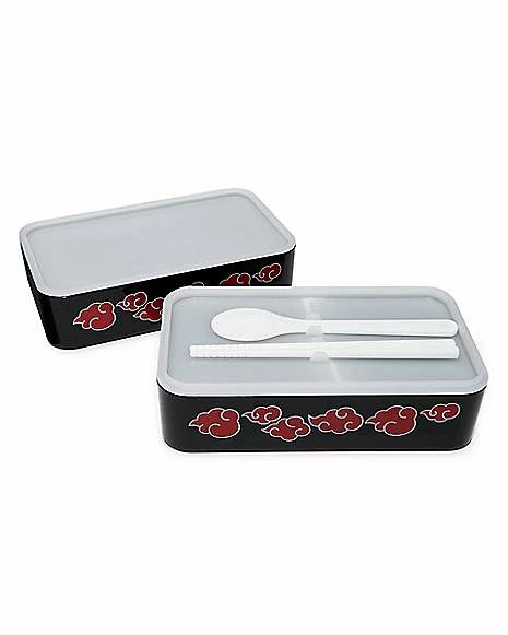 New 😀 Naruto Black and Red Bento Box 👏 1 New 😀 Naruto Black and Red Bento Box 👏