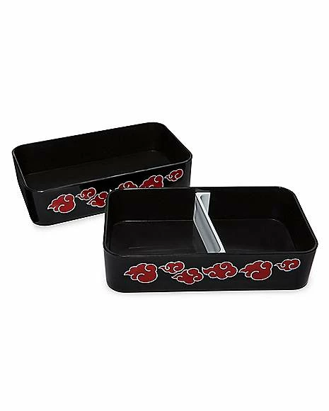 New 😀 Naruto Black and Red Bento Box 👏 2 New 😀 Naruto Black and Red Bento Box 👏 - Image 2