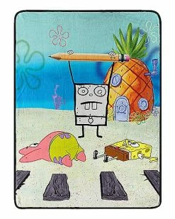 Brand new 👏 DoodleBob Fleece Blanket - SpongeBob SquarePants 💯
