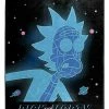 Discount 🔔 Hologram Rick Double Sided Fleece Blanket - Rick and Morty 🎁