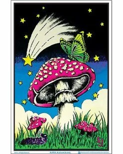 Buy 😀 Butterfly Mushroom Poster 💯
