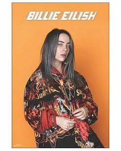 Best deal ❤️ Billie Eilish Orange Poster ✨