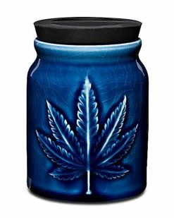 Coupon 💯 Blue Leaf Stash Jar ⌛