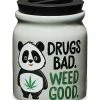 Promo 🧨 Drugs Bad Weed Good Stash Jar - 3 oz. 😉