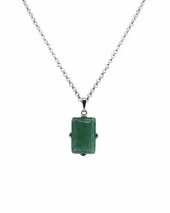Wholesale ✔️ Aventurine Green Pendant Necklace ⭐