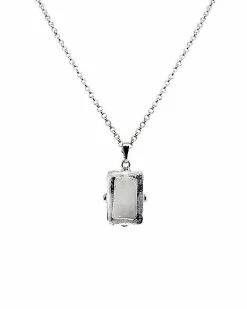 Coupon ✔️ Clear Square Quartz Necklace 👏