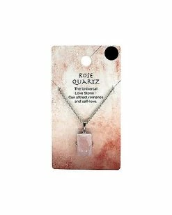 Brand new 🎉 Rose Quartz Pendant Necklace ❤️ -Gonesh shop 03649696 b