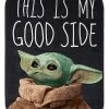 Wholesale ❤️ This is my Good Side The Child Grogu Fleece Blanket – The Mandalorian 🥰