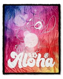 Outlet 🔔 Aloha Stitch Fleece Blanket – Disney ✔️