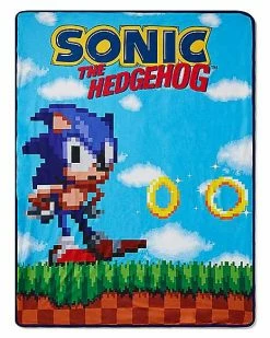 Best deal 😍 Sonic the Hedgehog Fleece Blanket 🥰