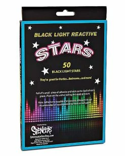 Best Sale 🌟 Black Light Stars – 50 Pack ✔️ -Gonesh shop 03677341 c