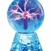 Best Pirce 🎉 Sound Activated Blue Plasma Ball – 8 Inch 👍