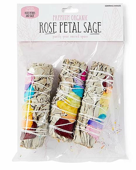 Best Pirce 😀 Rose Petal Sage Sticks - 3 Pack ⭐ 2 Best Pirce 😀 Rose Petal Sage Sticks - 3 Pack ⭐ - Image 2