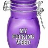 New 👍 Purple My Leaf Stash Jar – 3.5 oz. 👍
