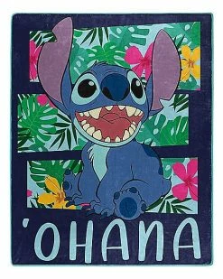 Best reviews of 😉 Ohana Stitch Fleece Blanket – Lilo & Stitch 🥰
