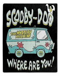 New ⌛ Mystery Machine Fleece Blanket – Scooby-Doo 🤩