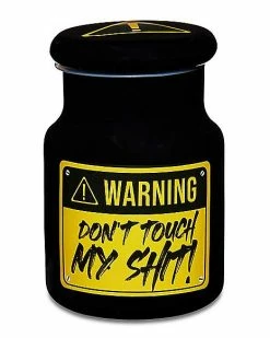 Promo 👍 Warning Don't Touch Stash Jar - 3 oz. 🛒