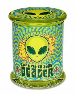 Budget 😍 Take Me to Your Dealer Alien Stash Jar - 12 oz. 🌟