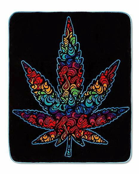 Coupon π Trippy Leaf Fleece Blanket π 1 Coupon π Trippy Leaf Fleece Blanket π