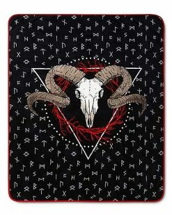 Deals ✨ Ram's Head Fleece Blanket 🔔