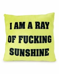 Hot Sale ⭐ Ray of Fucking Sunshine Pillow ✔️